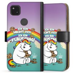 Sideflip mit langer Lasche schwarz