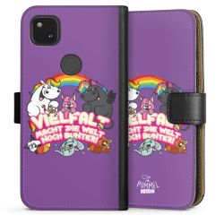 Sideflip mit langer Lasche schwarz