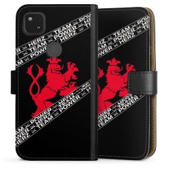 Sideflip mit langer Lasche schwarz