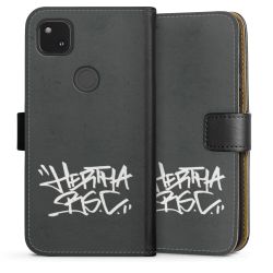 Sideflip mit langer Lasche schwarz