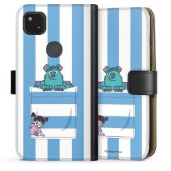 Sideflip mit langer Lasche schwarz