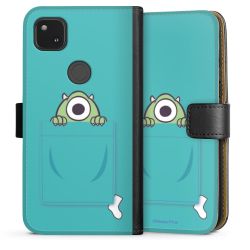 Sideflip mit langer Lasche schwarz