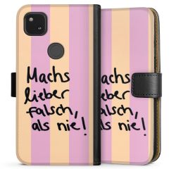 Sideflip mit langer Lasche schwarz