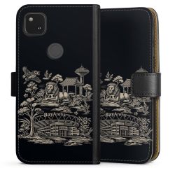 Sideflip mit langer Lasche schwarz