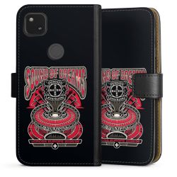 Sideflip mit langer Lasche schwarz