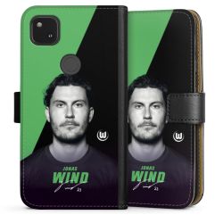 Sideflip mit langer Lasche schwarz