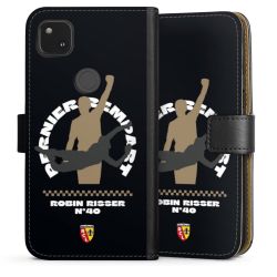 Sideflip mit langer Lasche schwarz