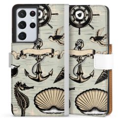 Sideflip Fodral med flap vit