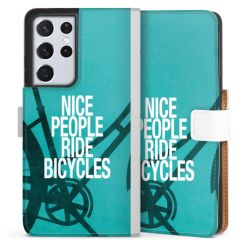 Sideflip Fodral med flap vit