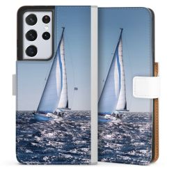 Sideflip Fodral med flap vit