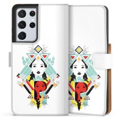 Sideflip Fodral med flap vit