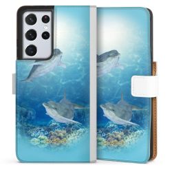 Sideflip Fodral med flap vit