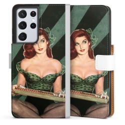 Sideflip Fodral med flap vit