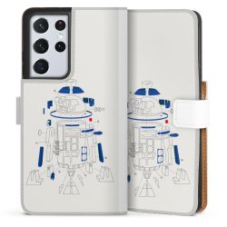 Sideflip Fodral med flap vit