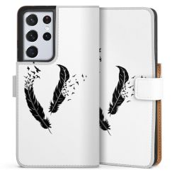 Sideflip Fodral med flap vit