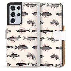 Sideflip Fodral med flap vit