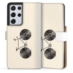 Sideflip Fodral med flap vit