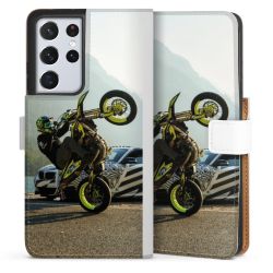 Sideflip mit Lasche weiß