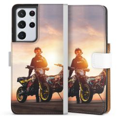 Sideflip mit Lasche weiß