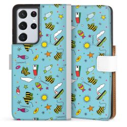 Sideflip Fodral med flap vit