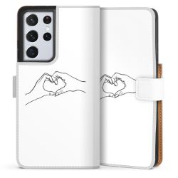 Sideflip Fodral med flap vit