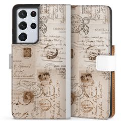 Sideflip Fodral med flap vit