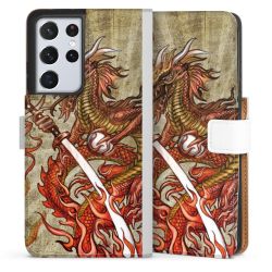 Sideflip Fodral med flap vit