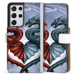 Sideflip Fodral med flap vit