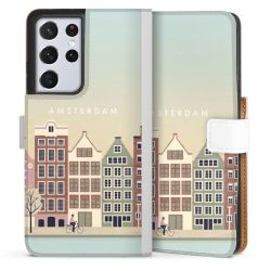 Sideflip Fodral med flap vit