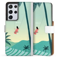 Sideflip Fodral med flap vit