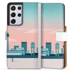 Sideflip Fodral med flap vit