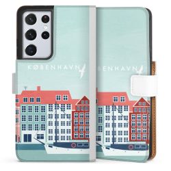 Sideflip Fodral med flap vit