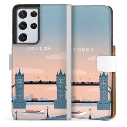 Sideflip Fodral med flap vit