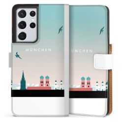 Sideflip Fodral med flap vit