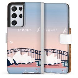 Sideflip Fodral med flap vit