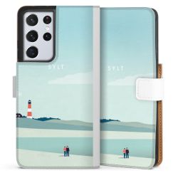 Sideflip Fodral med flap vit