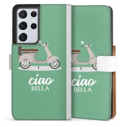 Sideflip Fodral med flap vit