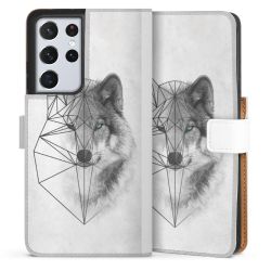 Sideflip Fodral med flap vit