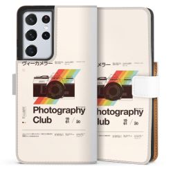 Sideflip Fodral med flap vit