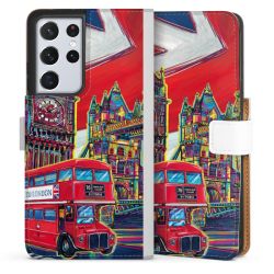 Sideflip Fodral med flap vit