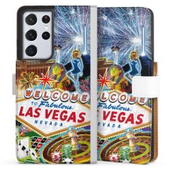 Sideflip Fodral med flap vit