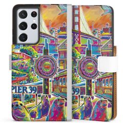 Sideflip Fodral med flap vit