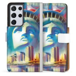 Sideflip Fodral med flap vit