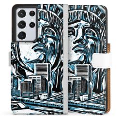 Sideflip Fodral med flap vit