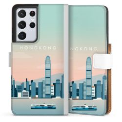 Sideflip Fodral med flap vit