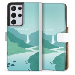 Sideflip Fodral med flap vit