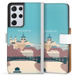 Sideflip Fodral med flap vit