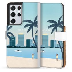 Sideflip Fodral med flap vit