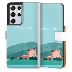 Sideflip Fodral med flap vit