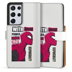 Sideflip Fodral med flap vit